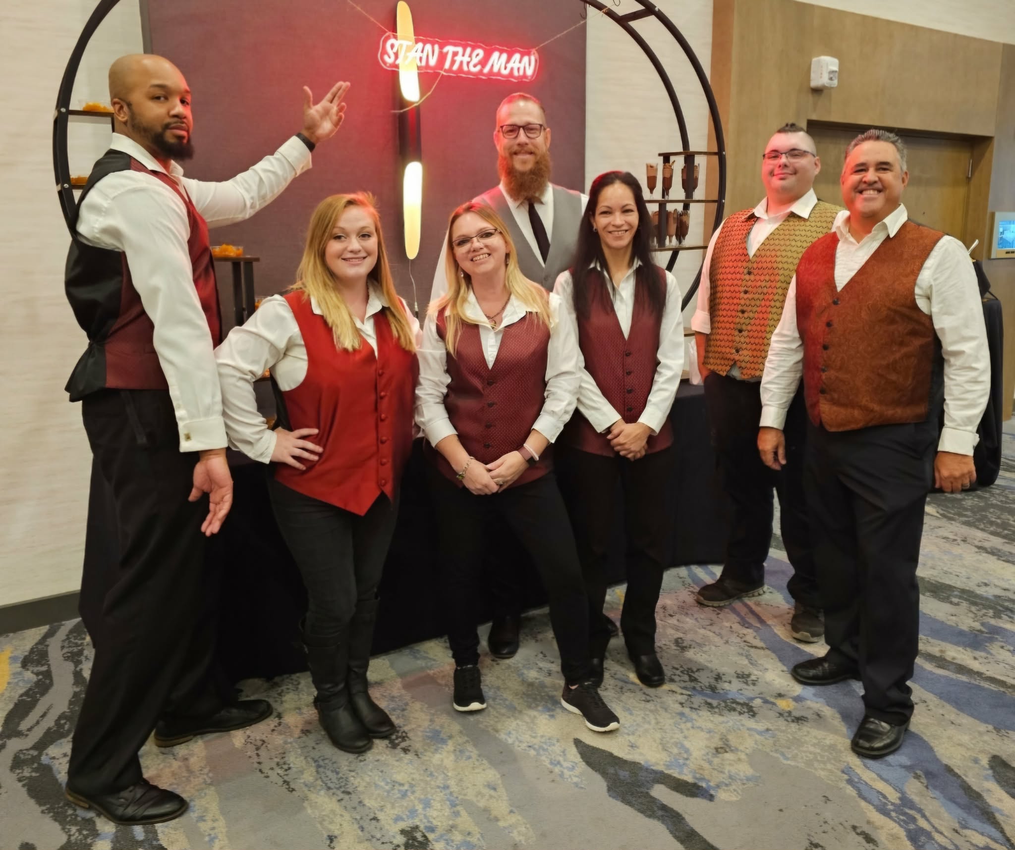 Grand Rapids Casino Parties dealer team setup